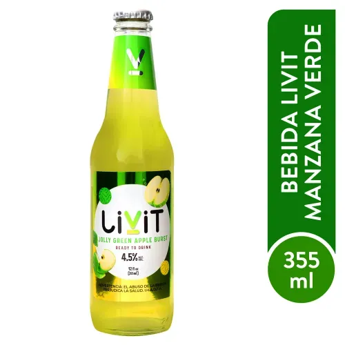 Livit Jolly Green Apple Burst Man 355 Ml