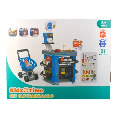 Set Kidz Time supermercado walmart