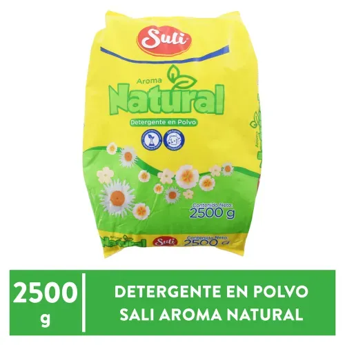 Detergente En Polvo Suli Natural 2500gr