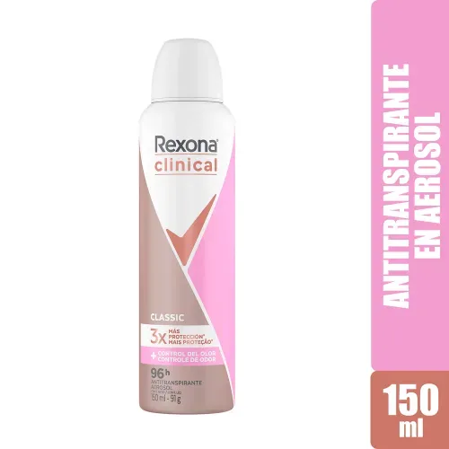 Desodorante Rexona Clinical Dama Expert Classic Aerosol - 150ml