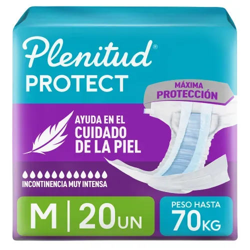 Pañales para Adulto Plenitud Protect M - 20 Unidades