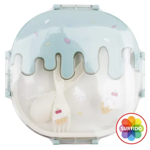 Herméticos y Refractarios Mainstays Contenedor Infantil Para Alimentos