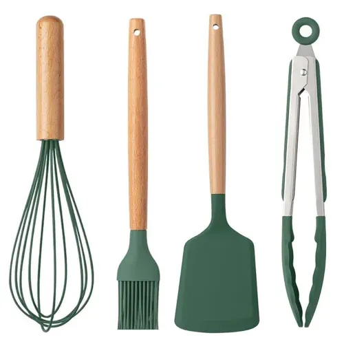 Set 4 Utensilios De Silicon Mainstays