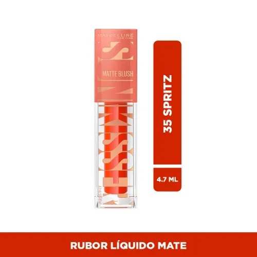 Rubor Maybelline Sunkisser Matte 35 Spritz Orange - 4.7 ml