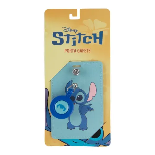 Lilo Y Stich Azul Porta Gafete