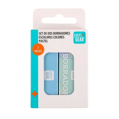 Borrador Pen Gear, color pastel -2 pzas