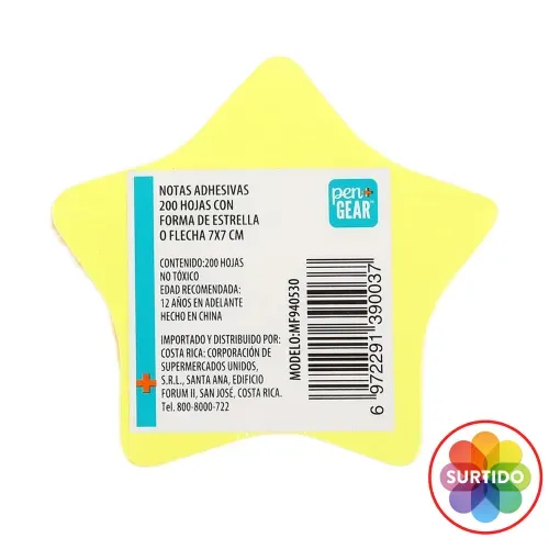 Notas Adhesivas Pen&Gear  7*7cm - 200 hojas