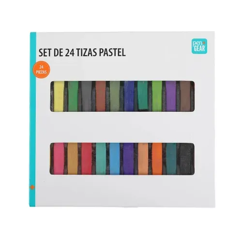 Set tizas pastel, Pen+Gear, 24 piezas. Modelo: DY04255