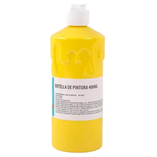 Botella de pintura Pen Gear, color amarillo -400ml