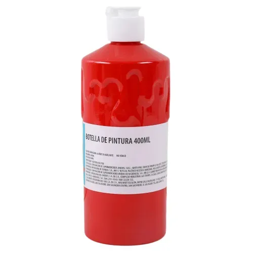 Botella de pintura Pen Gear, color rojo -400ml
