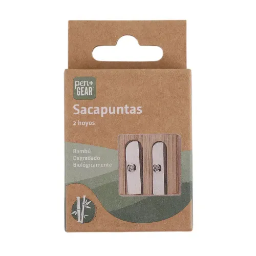 Sacapuntas Pen Gear reciclado - 2 agujeros