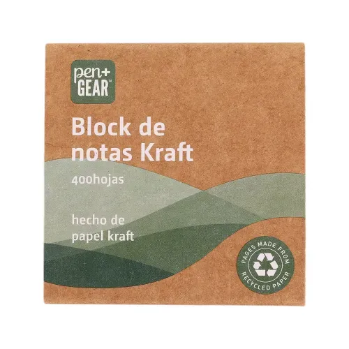Notas Adhesivas Pen Gear reciclado -400 hojas