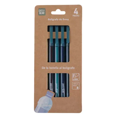Bolígrafos Pen Gear reciclados -4 pzas 115