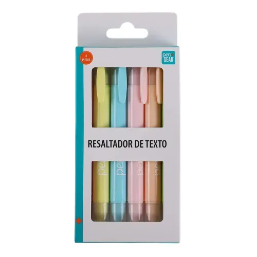 Resaltadores Pen Gear color pastel -14 cm