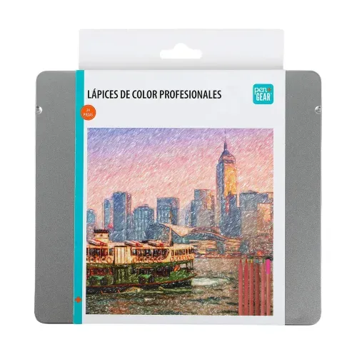 Lápices Pen Gear para colorear ultra suaves -24 uds