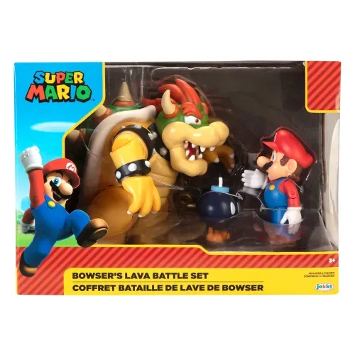 Figuras Nintendo Super Mario y Bowser