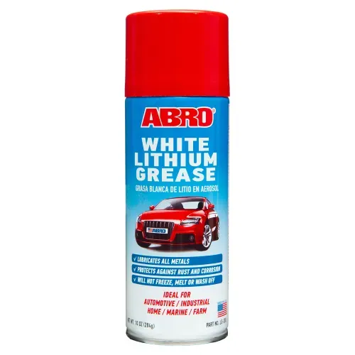 Grasa Litio 10 Oz Spray Abro Lg 380 Blco