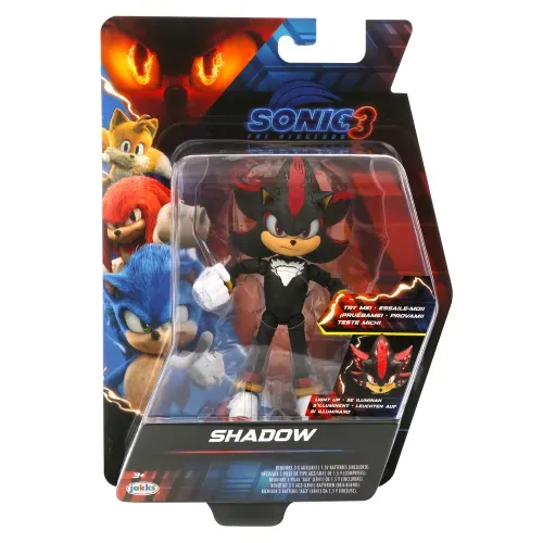 Figura Sonic 3 movie 5  light up shadow colorido