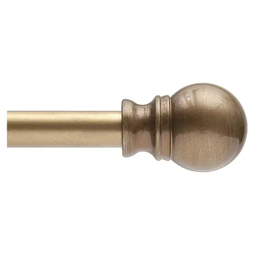 Cortinero Kenney Decorativo Café Glendale 48x86 pulgadas