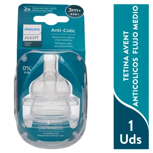 Set de Mamaderas Avent Flujo Medio 3 Meses a Mas