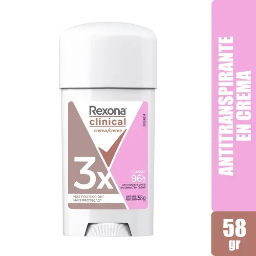 Desodorante Rexona Clinical Classic en Barra - 58 g