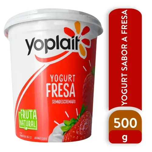 Yogurt Yoplait Batido Fresa - 500 g