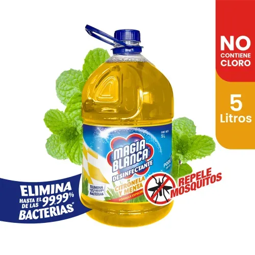 Desinfectante Magia Blanca citronela - 5000 ml
