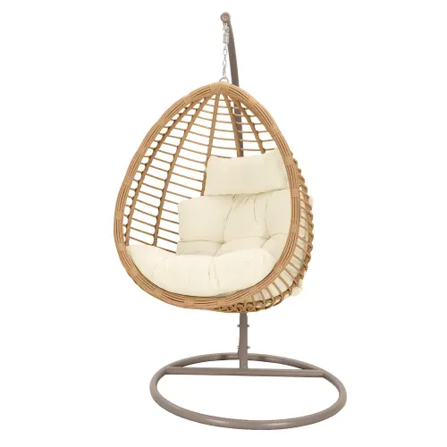 Ht Silla Tipo Nido Rattan Cafe 73X118Cm
