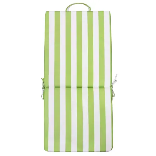 Ms Cojin Doble Rayas Verde