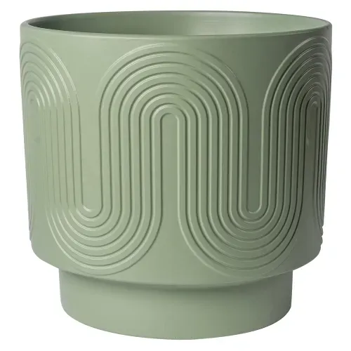 Ht Maceta Ceramica Verde 20 5cm