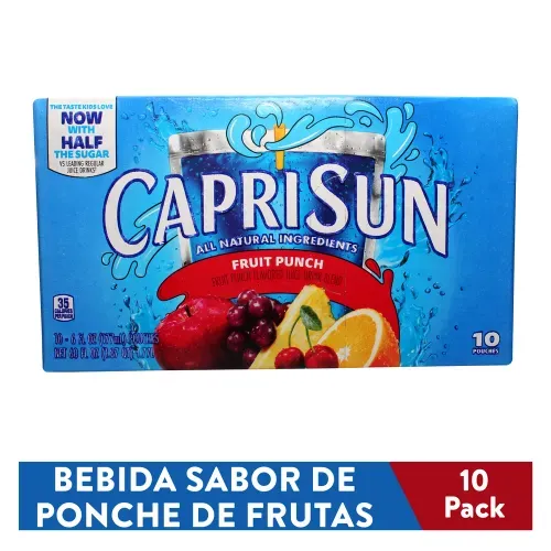 Caprisun Fruit Punch 60 oz 10 Und