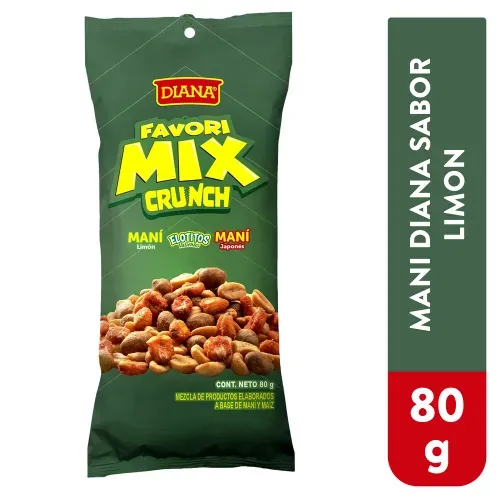 Mezcla Mani Diana Favori Mix Crunch 80gr