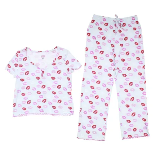 Set Pijama Pantalon Tshirt Dama