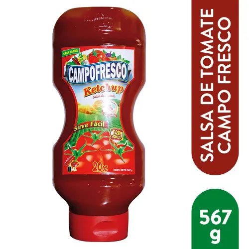 Kétchup Campofresco Sirve Fácil 511 g
