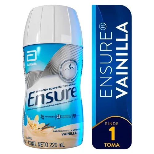 Fórmula Nutricional Ensure® Sabor Vainilla - 220ml
