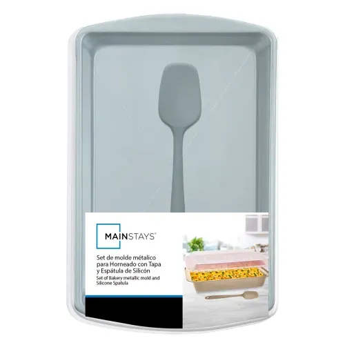Set Molde Metálico para Horneado con Tapa Mainstays