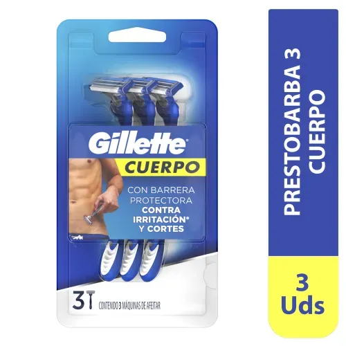 Rasuradora Gillette Prestoba Cuerpo 3und