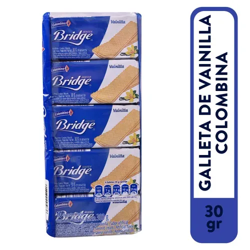 Bridge Galleta Vainilla Colombina 300 Gr