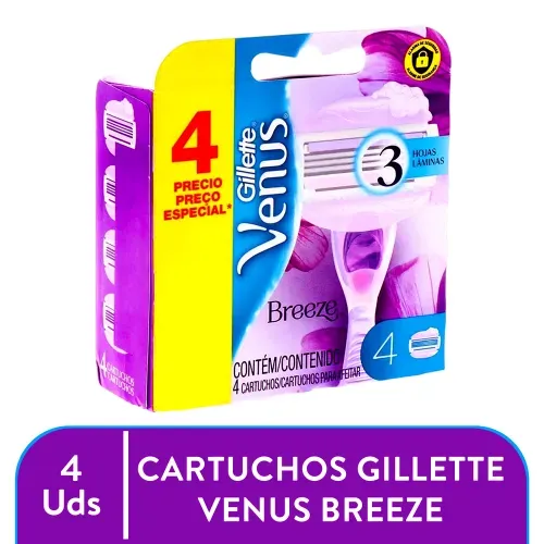 Repuesto Gillette Venus Breeze 4und