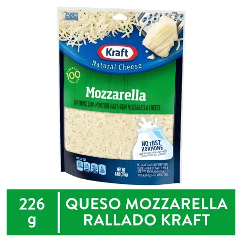 Queso Mozzarella Rallado 226g