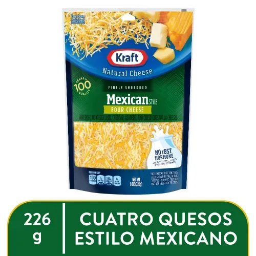 Queso Kraft Cuatro Queso Estil Mex 226g