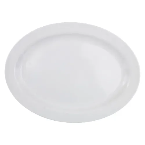 Plato Best Melamine Ovalado Pequeño Color Blanco