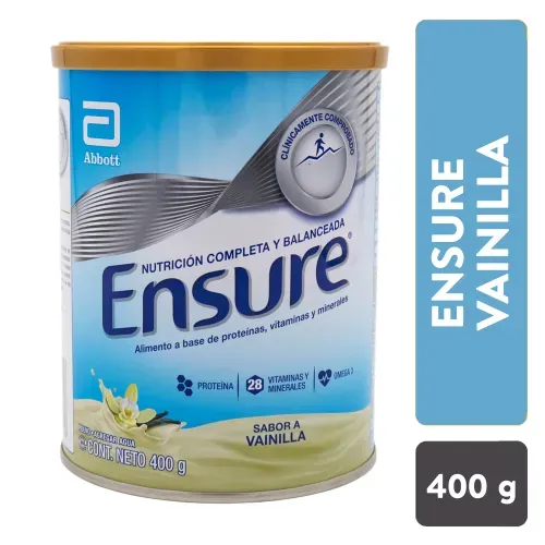 Complem Ensure Sabor Vainilla Polv 850g