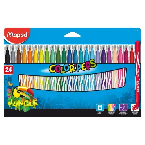 Marcadores Maped Jungle 24 unidades