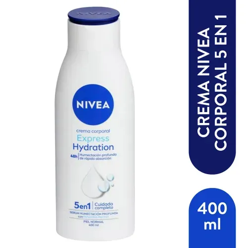 Crema Nivea Corporal Humectante Express Hidration-400 ml