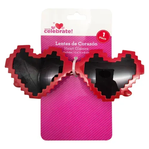 Lentes De Corazon Rallas