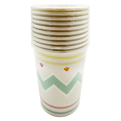 Vaso Desechable Pascuas 90z 10 Und