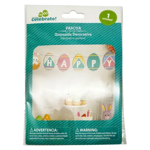 Guirnalda Decorativa Pascuas 1 Und