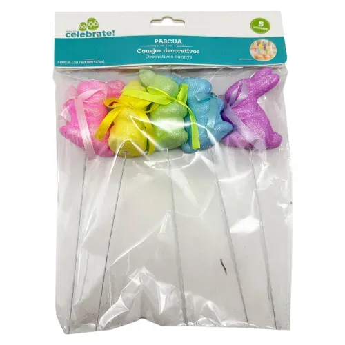 Props Decorativos Glitter 6und