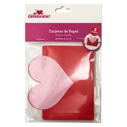 Tarjetas Para Regalo 3 Pz